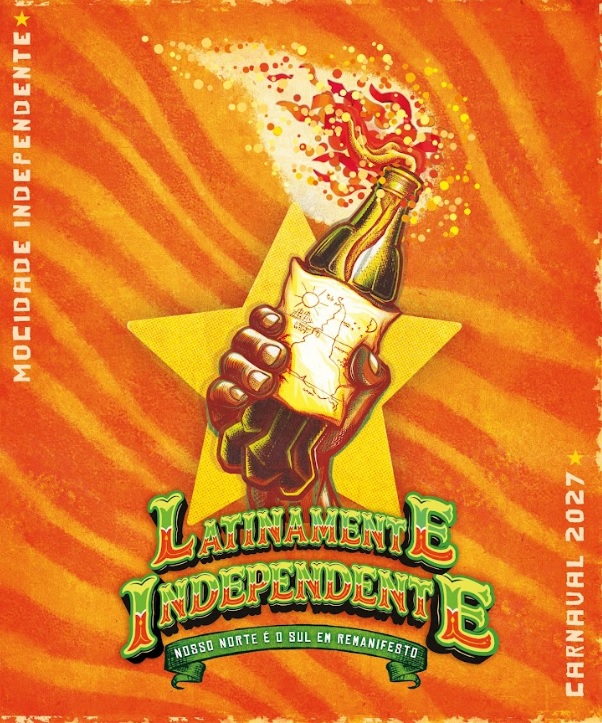Arte do enredo Latinamente Independente — Carnaval 2027